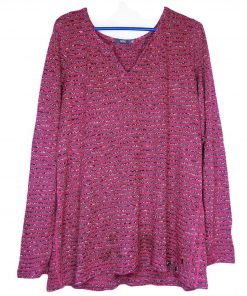 Pull-Couleur Rouge-Marque CECIL-Qualité Viscose-Pour Homme et Femme-Taille XL-Style Grand col-Ref:DEC12002