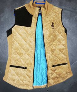 Gilet-Couleur Café-Marque KSW-Qualité 100%Polyester-Pour Femme-Taille M-Style Tendance-Ref:DEC12012