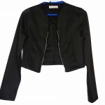 Mini-Veste-Couleur Marron-Marque PUANE-Qualité Polyester-Pour Femme-Taille De 36 à 38-Style Moderne-Ref:DEC12013