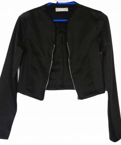 Mini-Veste-Couleur Marron-Marque PUANE-Qualité Polyester-Pour Femme-Taille De 36 à 38-Style Moderne-Ref:DEC12013