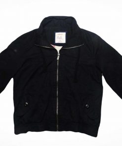 Jacket-Couleur Noire-Marque BERSHKA-Qualité Coton-Pour Femme-Taille L-Style Tendance-Ref:DEC202113002