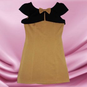 Robe-Couleur Café-Marque ANGEL-Qualité Polyester-Pour Femme-Taille De 36 à 38-Style Moderne-Ref:DEC202113018