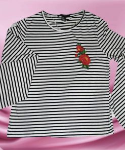Pull-Couleur Noire et Blanche-Marque PRIMARK-Qualité Coton-Pour Femme-Taille 40-Style Simple-Ref:DEC202113024