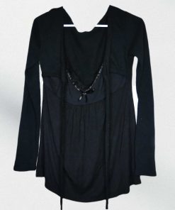 Pull-Couleur Noir-Marque ZETA MODA-Qualité Acrylique-Pour Femme-Taille L // XL-Style Boulot-Ref:DEC202119004