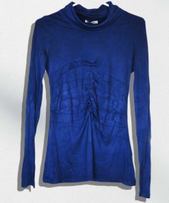 Boudi Vet-Couleur Bleue Sombre-Marque BANDOLERA-Qualité Viscose-Pour Femme-Taille 36-Style Col Monté-Ref:DEC202119008