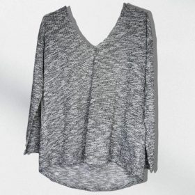 Pull-Couleur Grise-Marque SPRINGFIELD-Qualité Viscose-Pour Femme-Taille L-Style Col V-Ref:DEC202119015