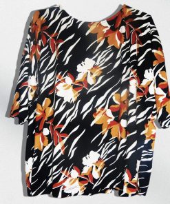Pull-Couleur Multicolore-Marque F&F-Qualité 100%Polyester-Pour Femme-Taille 44-Style Pull Manche courte-Ref:DEC202119021
