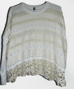 Pull-Couleur Blanche-Marque HIGH-Qualité Coton-Pour Femme-Taille De M à L-Style Filet-Ref:DEC202119030