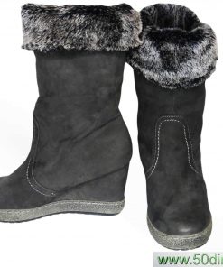 Chaussure-Couleur Belge-Marque AUTRES-Qualité Fourrure-Pour Femme-Taille 40-Style Fourrure-Ref:DEC270007