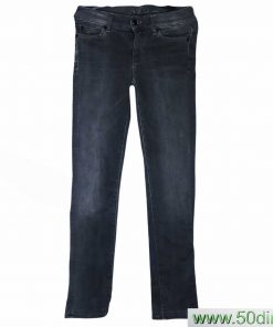 Pantalon En Jean-Couleur Grise-Marque THE STRAIGHT LEG-Qualité 100% Coton-Pour Femme-Taille 36-Style Normal-Ref:DEC270013