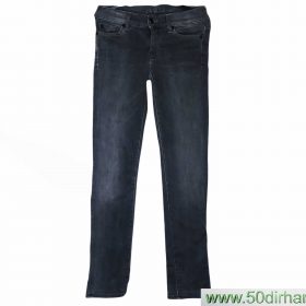 Pantalon En Jean-Couleur Grise-Marque THE STRAIGHT LEG-Qualité 100% Coton-Pour Femme-Taille 36-Style Normal-Ref:DEC270013