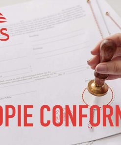 Légalisation de documents (uniquement les copies conformes)