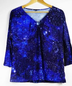 Pull-Couleur Bleue-Marque SINTESIS-Qualité 100%Viscose-Pour Femme-Taille XL-Style Unique-Ref:1050079
