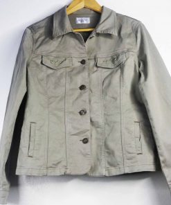 Jacket En Jean-Couleur Militaire-Marque ANTONELLE-Qualité 100%Coton-Pour Homme-Taille 42-Style Simple-Ref:1050213