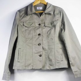 Jacket En Jean-Couleur Militaire-Marque ANTONELLE-Qualité 100%Coton-Pour Homme-Taille 42-Style Simple-Ref:1050213