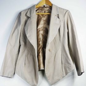 Veste-Couleur Belge-Marque AUTRES-Qualité 100%Coton-Pour Femme-Taille 40-Style Boulot-Ref:1050217