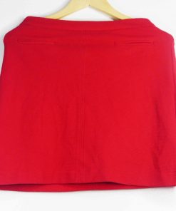 Mini-Jupe-Couleur Rouge-Marque MNG-Qualité Coton-Pour Femme-Taille S-Style Sortie-Ref:1050399