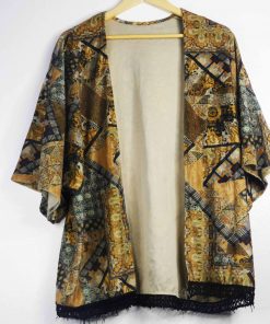 Boléro-Couleur Multicolore-Marque AUTRES-Qualité Coton-Pour Femme-Taille M-Style Large-Ref:1050435