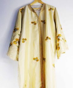 Caftan-Couleur Belge-Marque AUTRES-Qualité Mélange de matières-Pour Femme-Taille XL-Style Simple-Ref:1050571