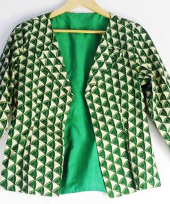 Veste-Couleur Verte-Marque AUTRES-Qualité Coton-Pour Femme-Taille De 38 à 40-Style Africa-Ref:1050632