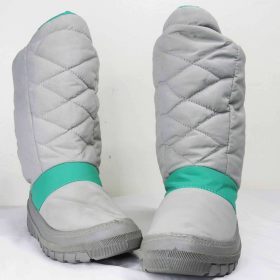 Chaussure-Couleur Grise-Marque BEST-Qualité Coton-Pour Femme-Taille De 37 à 38-Style Bottes de pluie-Ref:1050657