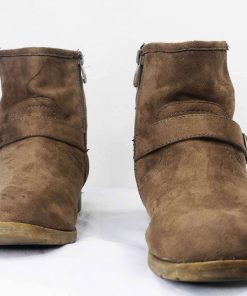 Chaussure-Couleur Belge-Marque MODA GY-Qualité  Synthétique-Pour Femme-Taille 39-Style Bottines Plates-Ref:1050685