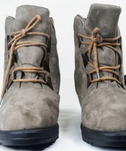 Chaussure-Couleur Taupe-Marque ROMIKA LAUFS.PUR-SOFT-Qualité Daim-Pour Femme-Taille 41-Style Bottines -Ref:1050693