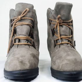 Chaussure-Couleur Taupe-Marque ROMIKA LAUFS.PUR-SOFT-Qualité Daim-Pour Femme-Taille 41-Style Bottines -Ref:1050693