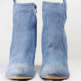 Chaussure En Jean-Couleur Bleue Ciel-Marque CATWALK-Qualité Mélange de matières-Pour Femme-Taille 40-Style Bottes-Ref:1050705