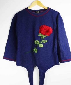 Pull-Couleur Bleue-Marque ELLE FASHION-Qualité Coton-Pour Femme-Taille De 38 à 42 -Style Moderne-Ref:1050761