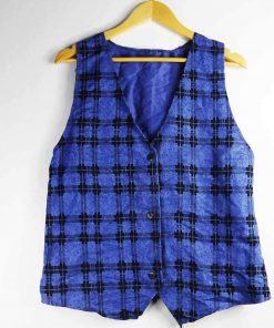 Gilet-Couleur Bleue-Marque AUTRES-Qualité Polyester-Pour Homme et Femme-Taille De 38 à 44-Style Classe-Ref:1050797