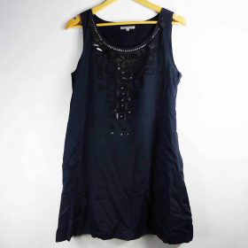 Robe-Couleur Bleue Sombre-Marque KOOKAI-Qualité 100%Coton-Pour Femme-Taille 40-Style Sortie-Ref:1050805
