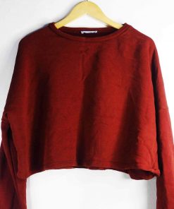Pull-Couleur Café Sombre-Marque ZARA-Qualité 100%Coton-Pour Femme-Taille L-Style Mini-Hot-Ref:1050849