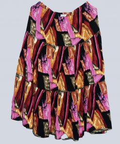 Jupe-Couleur Multicolore-Qualité Coton-Pour Femme-Taille 44-Style Longue Jupe-Ref:S011