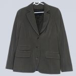 Veste-Couleur Kaki Sombre-Marque VOIRENOM-Qualité -Pour Femme-Taille 36-40-Style Boulot-Ref:S029
