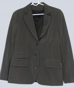 Veste-Couleur Kaki Sombre-Marque VOIRENOM-Qualité -Pour Femme-Taille 36-40-Style Boulot-Ref:S029