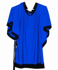 Robe-Couleur Bleue-Marque LIULI-Qualité Polyester-Pour Femme-Taille 46-Style Tendance-Ref:S044
