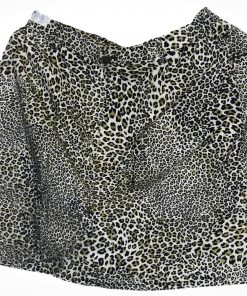 Mini-Jupe-Couleur Léopard-Marque AUTRES-Qualité Coton-Pour Femme-Taille 44-Style Soirée-Ref:S061