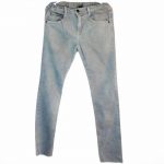 Pantalon En Jean-Couleur Belge-Marque ZARA-Qualité Coton-Pour Enfant-Taille 13-14 ans-Style École-Ref:S070