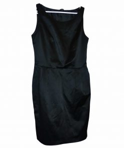 Robe-Couleur Noire-Marque NAF NAF-Qualité Polyester-Pour Femme-Taille 42-Style Soirée-Ref:S100