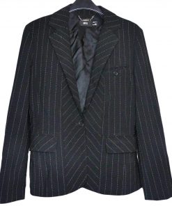 Veste-Couleur Noire-Marque MNG-Qualité Polyester-Pour Femme-Taille De 38 à 40-Style Sapé comme jamais-Ref:S145