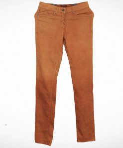 Pantalon En Jean-Couleur Café-Marque KOOKAI-Qualité Coton-Pour Enfant-Taille 34-Style Jean Léger-Ref:000012