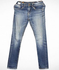 Pantalon En Jean-Couleur Bleue-Marque ZARA-Qualité Coton-Pour Enfant-Taille Enfants De 9 à 12 ans-Style Tendance-Ref:000028