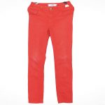 Pantalon En Jean-Couleur Rouge-Marque LC WAIKIKI-Qualité Coton-Pour Enfant-Taille 10 ans-Style Slim-Ref:000053