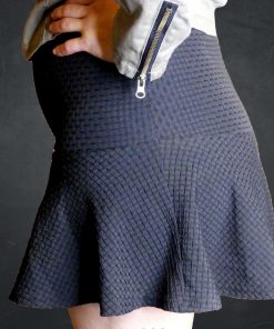 Mini-Jupe-Couleur Noire-Marque COMPTOIR DES COTONNIERS-Qualité Polyester-Pour Femme-Taille 38-Style Promenade-Ref:S035