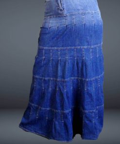 Jupe En Jean-Couleur Bleue-Marque VERO MODA-Qualité 100%Coton-Pour Femme-Taille 42-Style Tendance-Ref:000014