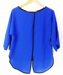 Chemise-Couleur Bleue-Marque DOLCE VITA-Qualité 100%Polyester-Pour Femme-Taille 38-Style Travail-Ref:1060026