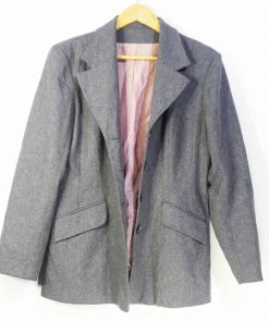 Veste-Couleur Grise-Marque AUTRES-Qualité Coton-Pour Femme-Taille 38,39,40-Style MANAL BENCHLIKHA-Ref:1060046