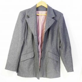 Veste-Couleur Grise-Marque AUTRES-Qualité Coton-Pour Femme-Taille 38,39,40-Style MANAL BENCHLIKHA-Ref:1060046