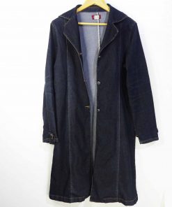 Jacket En Jean-Couleur Bleue-Marque SUSHAN-Qualité Coton-Pour Femme-Taille XL, L, M-Style Long-Ref:1060066